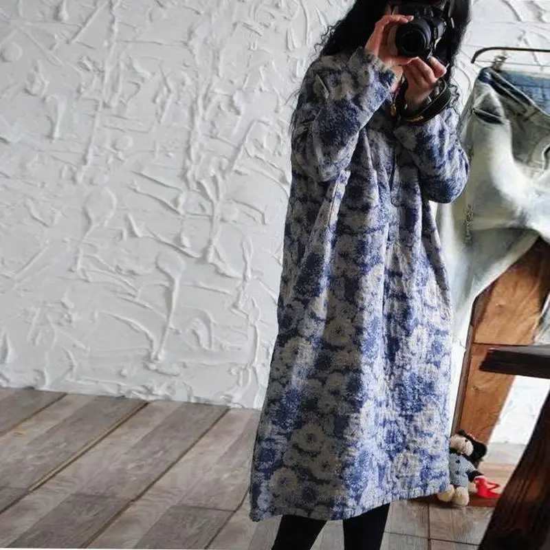 New Plus Size Cotton Linen Dress With Pocket 2018 Spring Floral Print Dress V Neck Long Sleeve Women Dresses Loose Robe Vestidos
New Plus Size Cotton Linen Dress With Pocket 2018 Spring Floral Print Dress V Neck Long Sleeve Women Dresses Loose Robe Vestidos
