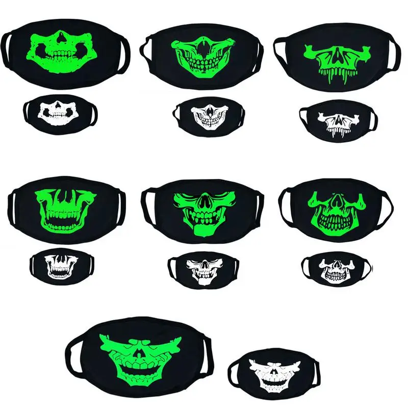 Cool Unisex Luminous Mask Halloween Cosplay Props Horror Skull Head Teeth Masks Cotton Winter Warm Dust-proof Gauze Masks
Cool Unisex Luminous Mask Halloween Cosplay Props Horror Skull Head Teeth Masks Cotton Winter Warm Dust-proof Gauze Masks