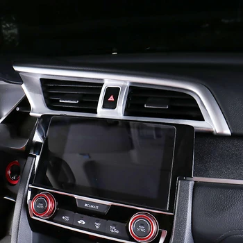 ABS Plastic car styling For Honda Civic 10th Accessories 2016 2017 Car conditioner air Outlet cover decoration trim 3PCS
ABS Plastic car styling For Honda Civic 10th Accessories 2016 2017 Car conditioner air Outlet cover decoration trim 3PCS