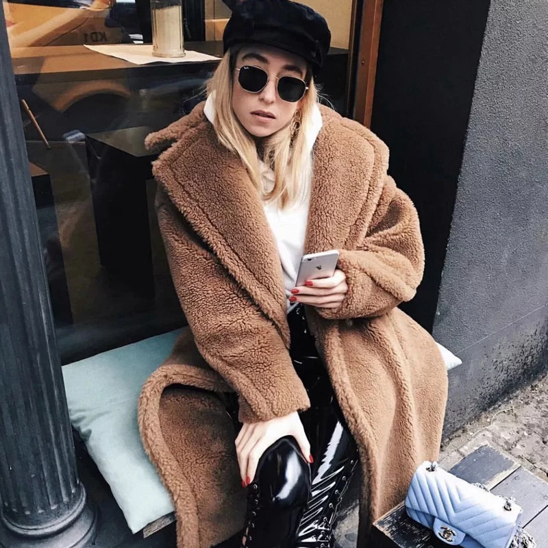 Faux Fur Coat Women 2019 Casual Furry Plus Size Thick Warm Jacket Long Faux Fur Teddy Coat Winter Coat Women Red casaco feminino
Faux Fur Coat Women 2019 Casual Furry Plus Size Thick Warm Jacket Long Faux Fur Teddy Coat Winter Coat Women Red casaco feminino