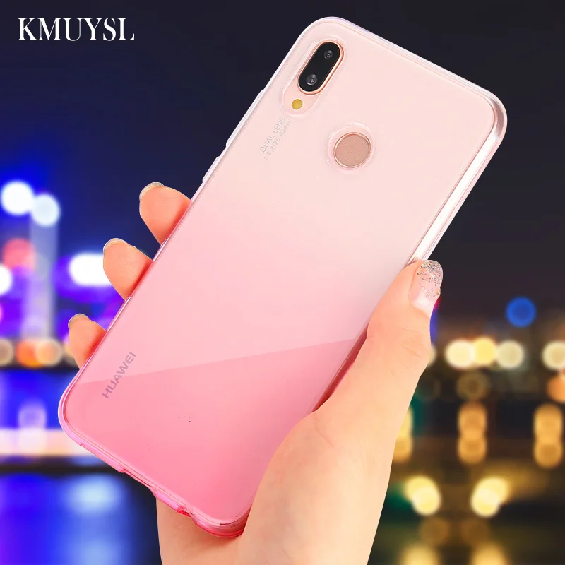 

Gradient Case For Huawei P30 Lite Y7 Pro 2019 Y9 Y6 2018 Mate 20 Lite 20X P20 Pro Nova 4 3i Honor 8X 8C 7C 7A P Smart 2019 Cover