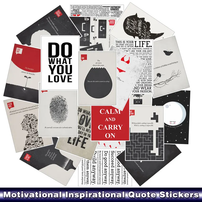 25 Pcs/pack Motivational Inspirational Quote Stickers for Car Laptop Bicycle Backpack Home Decal DIY Waterproof PVC Toy Stickers
25 Pcs/pack Motivational Inspirational Quote Stickers for Car Laptop Bicycle Backpack Home Decal DIY Waterproof PVC Toy Stickers