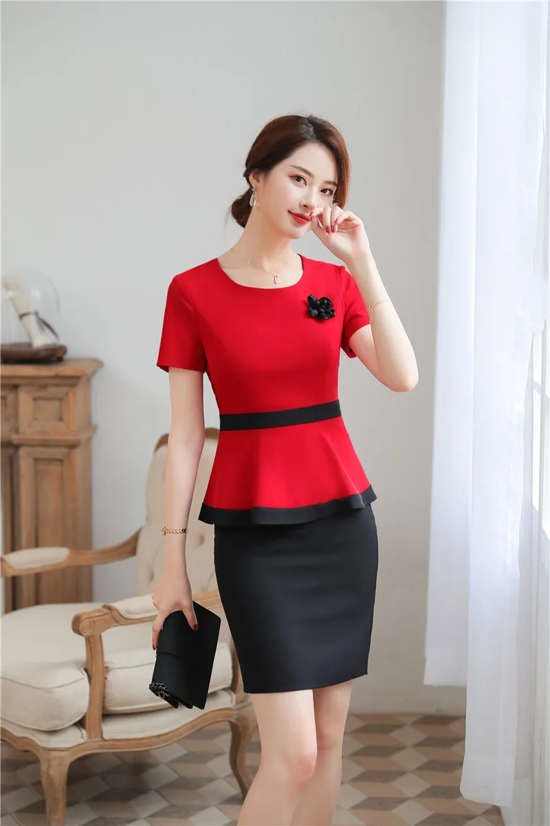 Formal 2 Piece Sets Women Business Suits With Tops and Skirt for Ladies Office 2019 Summer Professional Work Wear Blazers Sets
Formal 2 Piece Sets Women Business Suits With Tops and Skirt for Ladies Office 2019 Summer Professional Work Wear Blazers Sets