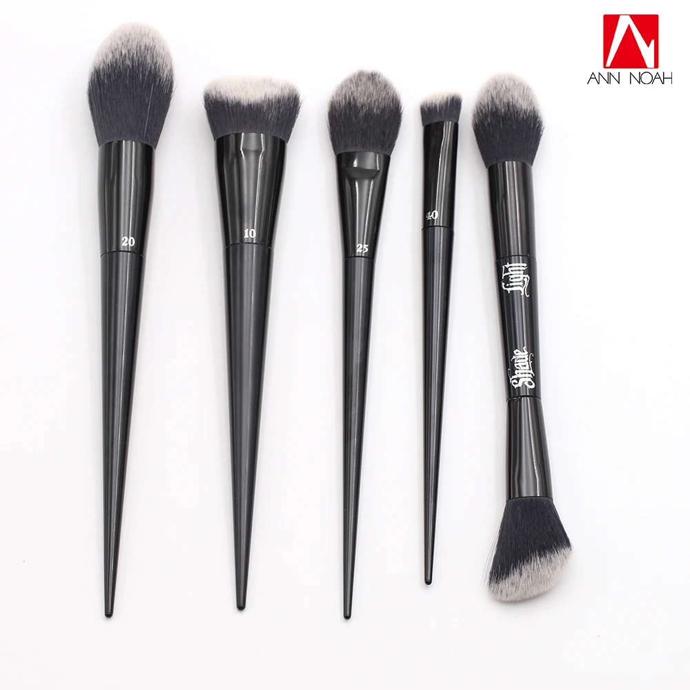 Fashion Tattoo Artist Black Long Sleek Stiletto Handle Soft Synthetic Hair 5 pcs Makeup Brush Set
Fashion Tattoo Artist Black Long Sleek Stiletto Handle Soft Synthetic Hair 5 pcs Makeup Brush Set