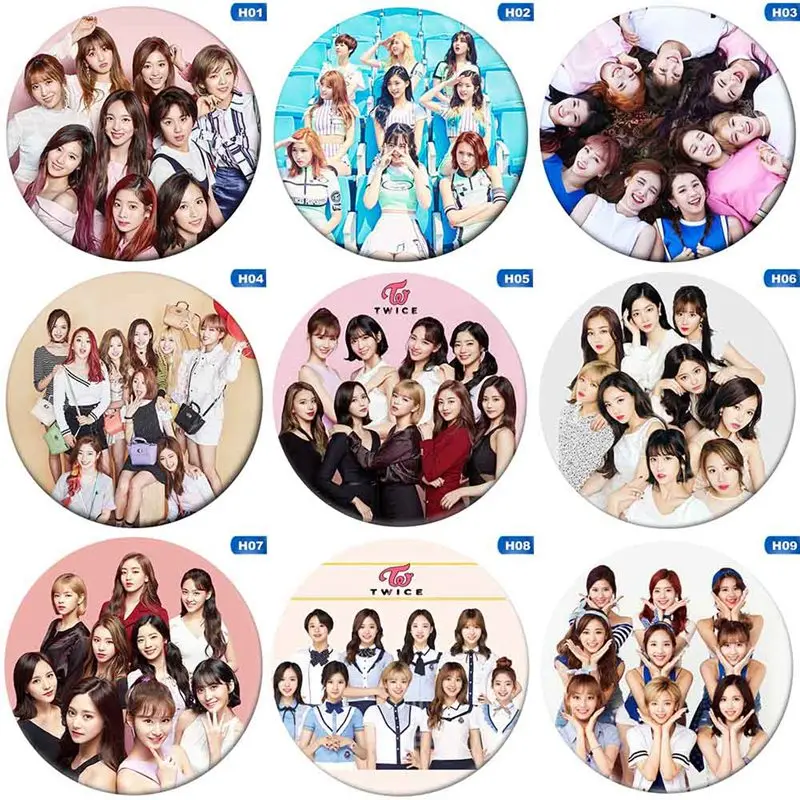 KPOP Korean TWICE Third Mini Album TWICE 58mm Round Badge Pins And Brooches For Clothes Hat Backpack
KPOP Korean TWICE Third Mini Album TWICE 58mm Round Badge Pins And Brooches For Clothes Hat Backpack