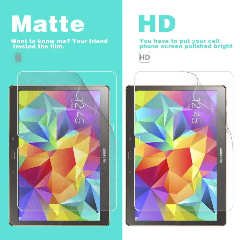 Anti-Scratches Glossy HD Clear Film For Samsung GALAXY Tab S 8.4 T700 8.4" Matte Film Anti-Glare Cover With Cleaning Tools
Anti-Scratches Glossy HD Clear Film For Samsung GALAXY Tab S 8.4 T700 8.4" Matte Film Anti-Glare Cover With Cleaning Tools