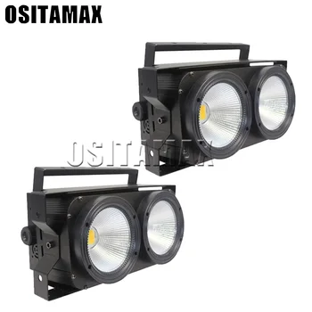 2pcs LED Blinder Audience Light COB 2x100w Warm White Cool White LED Stage Lighting Effect DMX512 Strobe Blinder Disco Light
2pcs LED Blinder Audience Light COB 2x100w Warm White Cool White LED Stage Lighting Effect DMX512 Strobe Blinder Disco Light