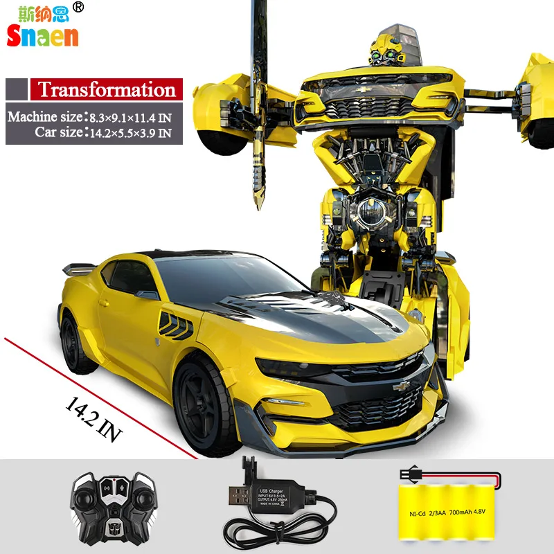 Snaen Remote Control Transformation RC Robot Figure Sports Toys Model for Kids Boys, Rechargeable, One Key Deformation
Snaen Remote Control Transformation RC Robot Figure Sports Toys Model for Kids Boys, Rechargeable, One Key Deformation