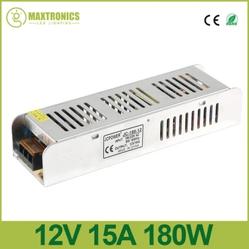 Wholesale price DC12V 180W 15A Slim Power Supply AC110v-220v to DC12v Adapter Switch for 5050 3528 LED Strip Light
Wholesale price DC12V 180W 15A Slim Power Supply AC110v-220v to DC12v Adapter Switch for 5050 3528 LED Strip Light