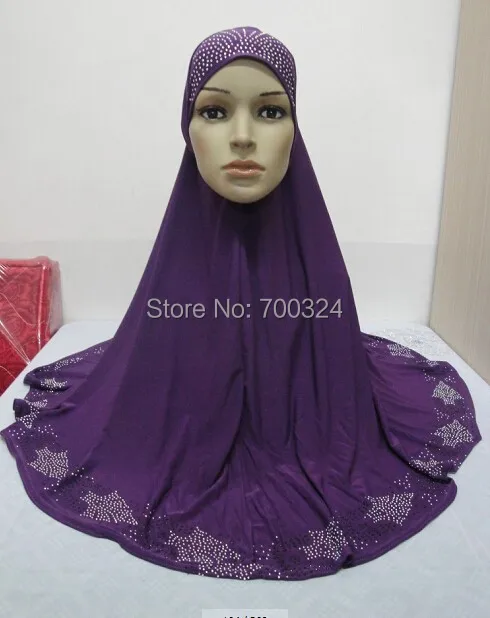 H764a latest big size muslim hijab with rhinestones,fast delivery,assorted colors
H764a latest big size muslim hijab with rhinestones,fast delivery,assorted colors