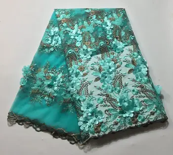 Latest African 3d flower Lace Fabrics Embroidered French Lace Fabric with beads 2019 Nigerian French Net Lace Fabrics ELM024
Latest African 3d flower Lace Fabrics Embroidered French Lace Fabric with beads 2019 Nigerian French Net Lace Fabrics ELM024