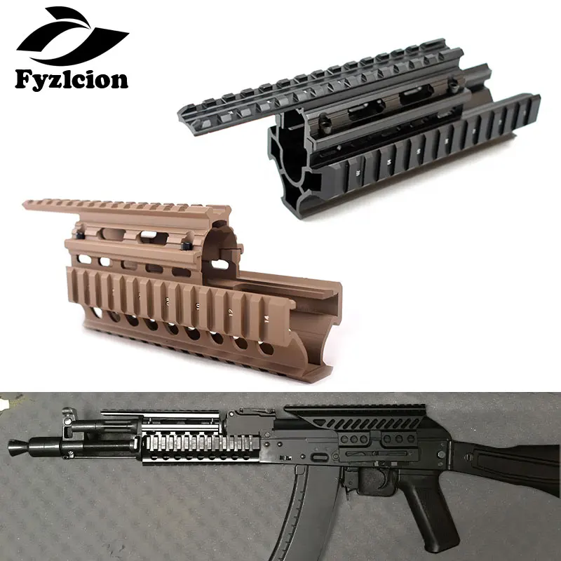 Hunting Caza AK 47/74 AKS Drop in Quad Rail Scope Mount Quad Handguard for Airsoft Shooting
Hunting Caza AK 47/74 AKS Drop in Quad Rail Scope Mount Quad Handguard for Airsoft Shooting