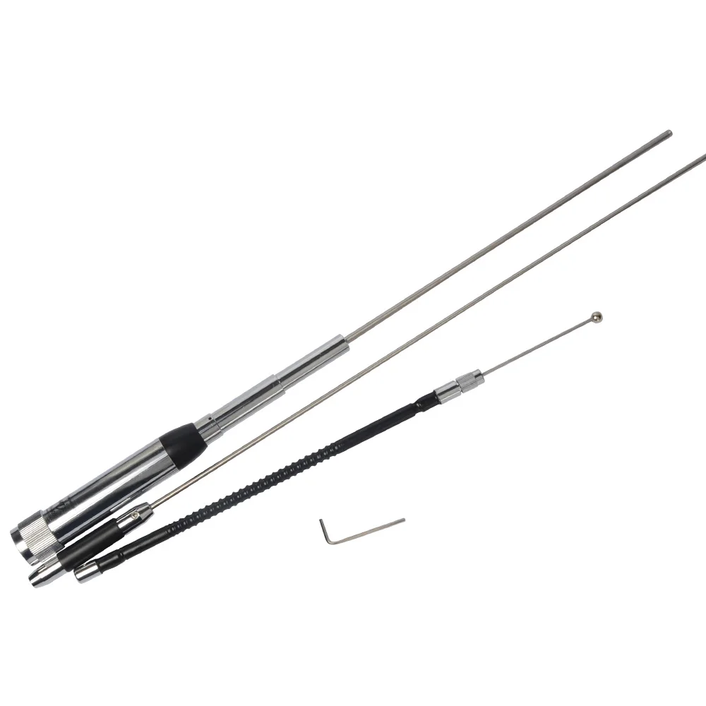 Stainless Steel SL16-Male Quad Band Antena 29.6/50.5/144/435MHz FM Mobile Radio Antenna 60W for HH-9000 Car Walkie Talkie
Stainless Steel SL16-Male Quad Band Antena 29.6/50.5/144/435MHz FM Mobile Radio Antenna 60W for HH-9000 Car Walkie Talkie