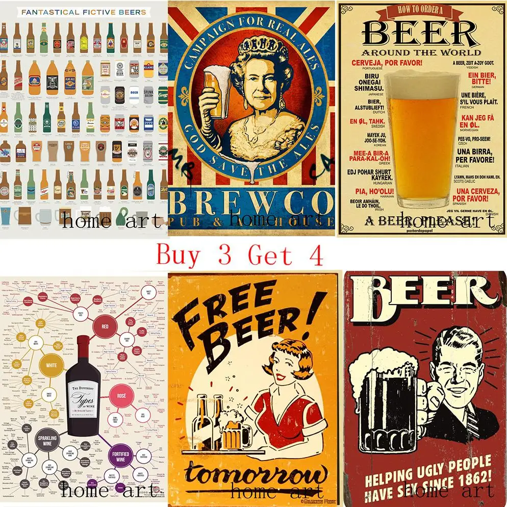 Funny Beer Retro Poster Clear Image Wall Stickers Home Decoration High Quality Prints White Coated Paper home art Brand
Funny Beer Retro Poster Clear Image Wall Stickers Home Decoration High Quality Prints White Coated Paper home art Brand