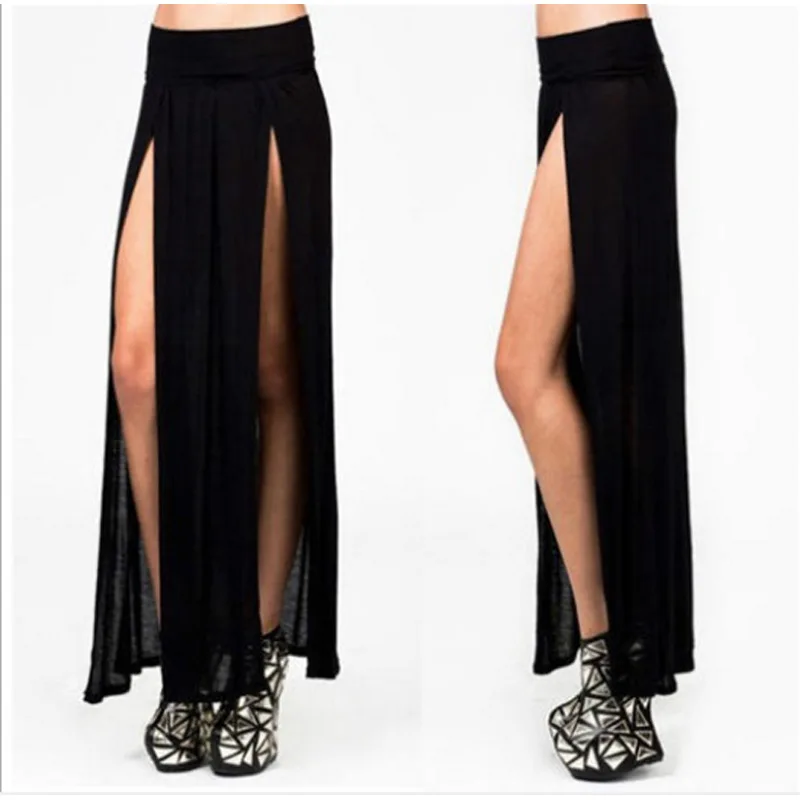 2018 empire skirt front open skirt hot europe and america slit two pieces solid color half long skirt
2018 empire skirt front open skirt hot europe and america slit two pieces solid color half long skirt