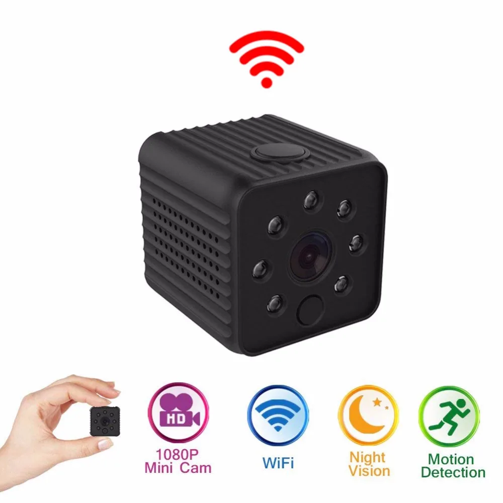WiFi HD 1080P Mini Camera Wireless Indoor Security Nanny Cam Baby Monitors with Motion Detection Night Vision support hidden TF
WiFi HD 1080P Mini Camera Wireless Indoor Security Nanny Cam Baby Monitors with Motion Detection Night Vision support hidden TF