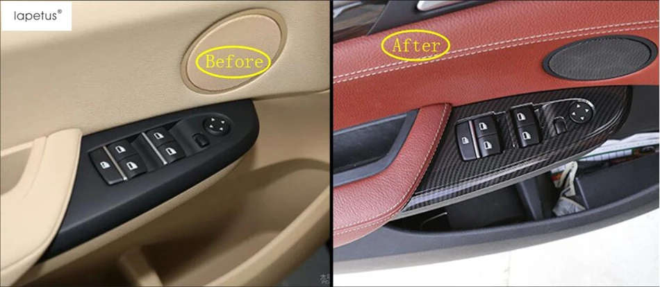 Lapetus Accessories For BMW X3 F25 / X4 F26 2012 - 2017 Inner Door Armrest Window Lift Button Molding Cover Kit Trim 4 Pcs / Set
Lapetus Accessories For BMW X3 F25 / X4 F26 2012 - 2017 Inner Door Armrest Window Lift Button Molding Cover Kit Trim 4 Pcs / Set