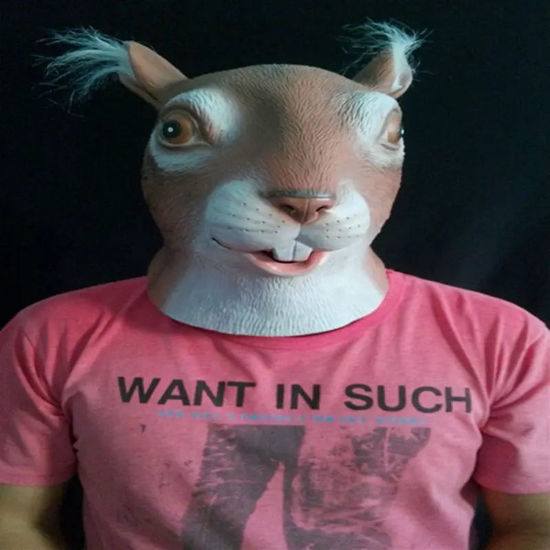 Halloween Cute Squirrel Latex Mask Full Face Lovely Animal Head Rubber Masks Masquerade Cosplay Party Costume Props Adult Size
Halloween Cute Squirrel Latex Mask Full Face Lovely Animal Head Rubber Masks Masquerade Cosplay Party Costume Props Adult Size