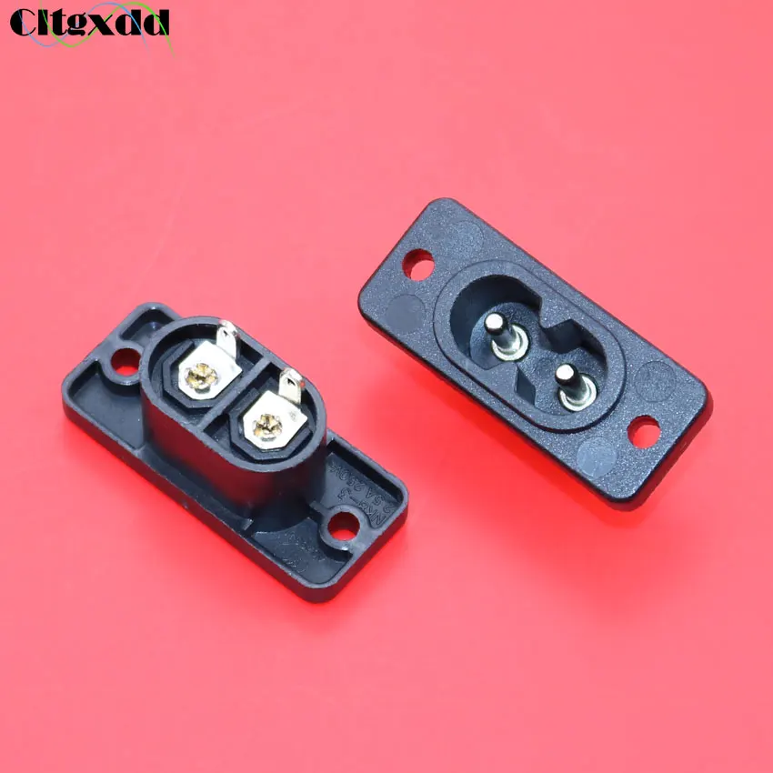 cltgxdd 1PCS IEC320 C7 2 Terminal AC Power Plug Inlet Socket AC 250V 2.5A Black two cores of weldable wire socket power supply
cltgxdd 1PCS IEC320 C7 2 Terminal AC Power Plug Inlet Socket AC 250V 2.5A Black two cores of weldable wire socket power supply