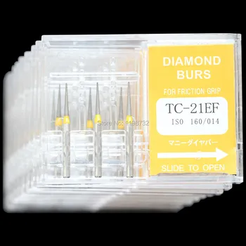 10 Boxes Dental Diamond Burs TC-21EF Polisher Drill FG1.6mm High Speed Handpiece DIA-BURS Fast Shipping 
10 Boxes Dental Diamond Burs TC-21EF Polisher Drill FG1.6mm High Speed Handpiece DIA-BURS Fast Shipping