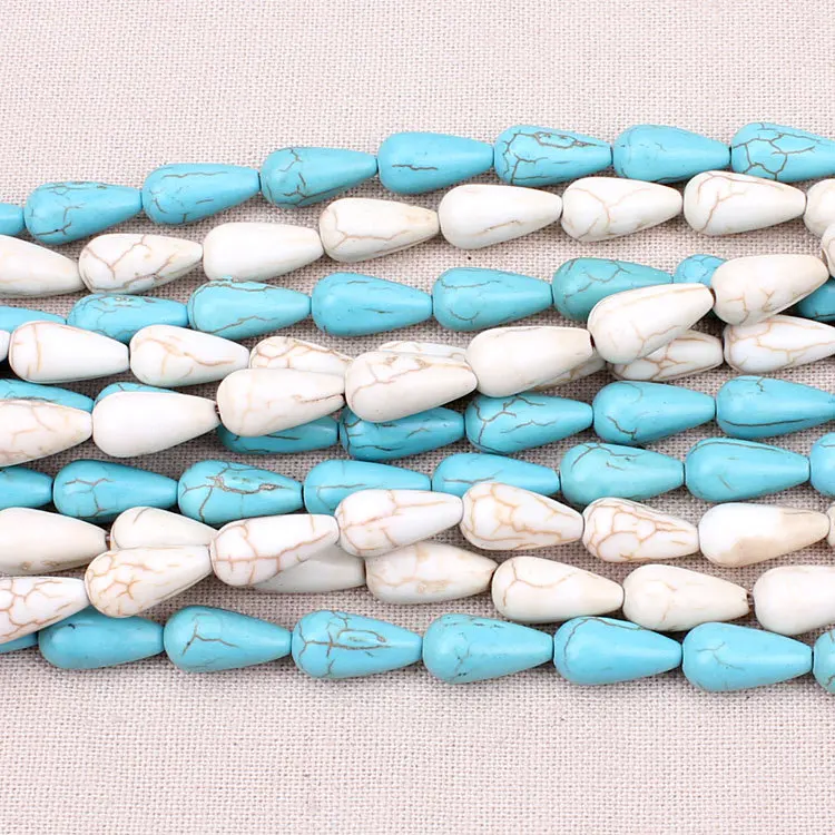30pcs/Strand 7*14mm Blue/White Natural Stone Beads Howlite Striated Beads Accessories For DIY Bracelet Jewelry Making
30pcs/Strand 7*14mm Blue/White Natural Stone Beads Howlite Striated Beads Accessories For DIY Bracelet Jewelry Making