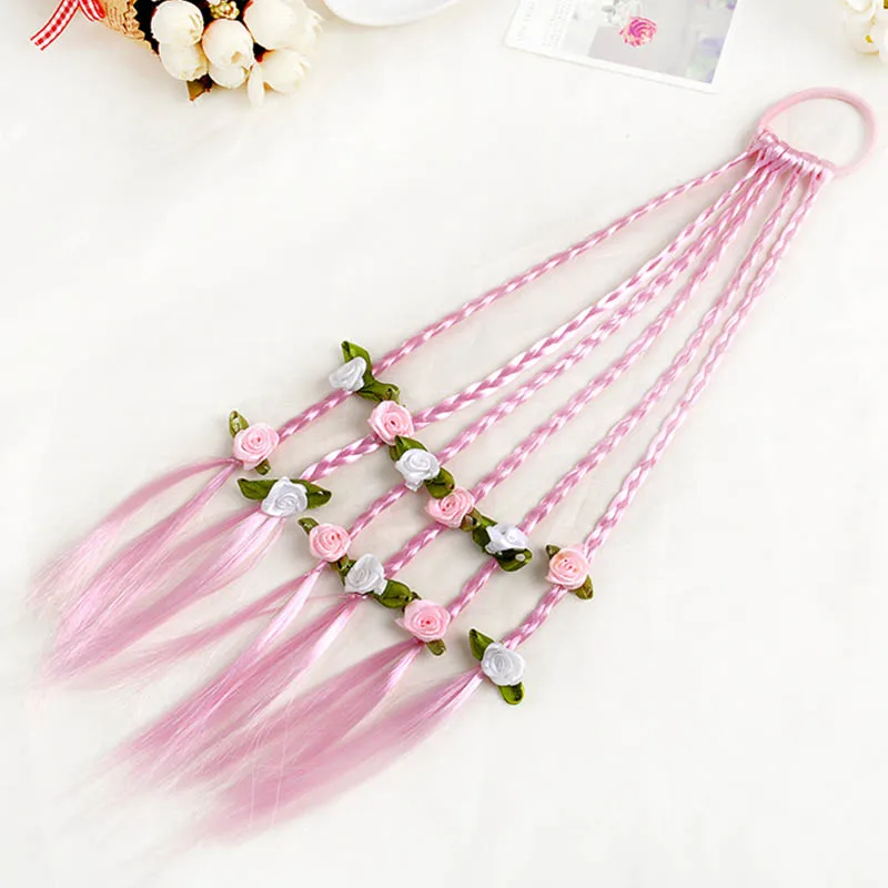 6PCS/Set Lovely Rose Flower Pink Color Wig Rubber Girl Hair band Kids Hair Rope Wig Hair Accessories Hair Ring T0021
6PCS/Set Lovely Rose Flower Pink Color Wig Rubber Girl Hair band Kids Hair Rope Wig Hair Accessories Hair Ring T0021