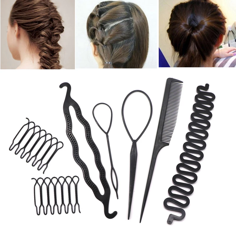 7Pcs Plastic Hairdressing Combs Hair Styling Hair Braiding Tools New Magic Tail Ponytail Hair Bun Maker Clip For Women Girls
7Pcs Plastic Hairdressing Combs Hair Styling Hair Braiding Tools New Magic Tail Ponytail Hair Bun Maker Clip For Women Girls