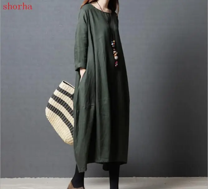 Cotton Maternity dresses Spring Autumn Loose large size long sleeve round neck dress Pregnant Women Pregnancy Clothin
Cotton Maternity dresses Spring Autumn Loose large size long sleeve round neck dress Pregnant Women Pregnancy Clothin