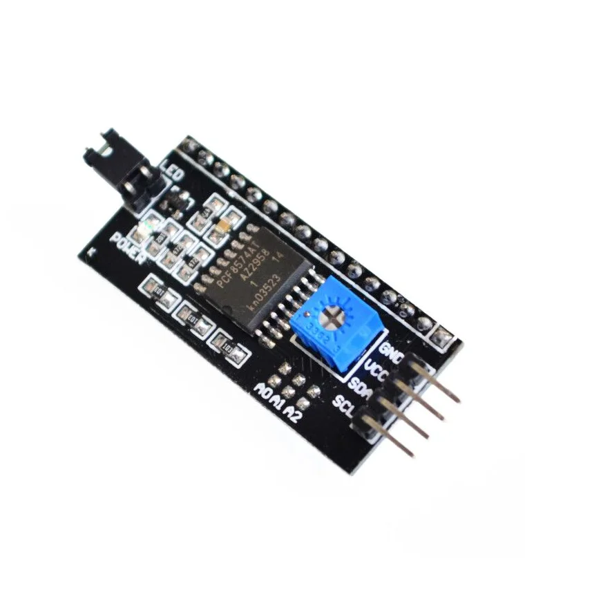 LCD module Blue screen PCF8574 IIC/I2C 1602 LCD Yellow-Green screen for Arduino UNO r3 mega2560 DIY KIT
LCD module Blue screen PCF8574 IIC/I2C 1602 LCD Yellow-Green screen for Arduino UNO r3 mega2560 DIY KIT