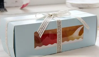South Koreabaking exquisite packaging box ,cake rolls window West Point boxes blue 10pcs Wholesale
South Koreabaking exquisite packaging box ,cake rolls window West Point boxes blue 10pcs Wholesale
