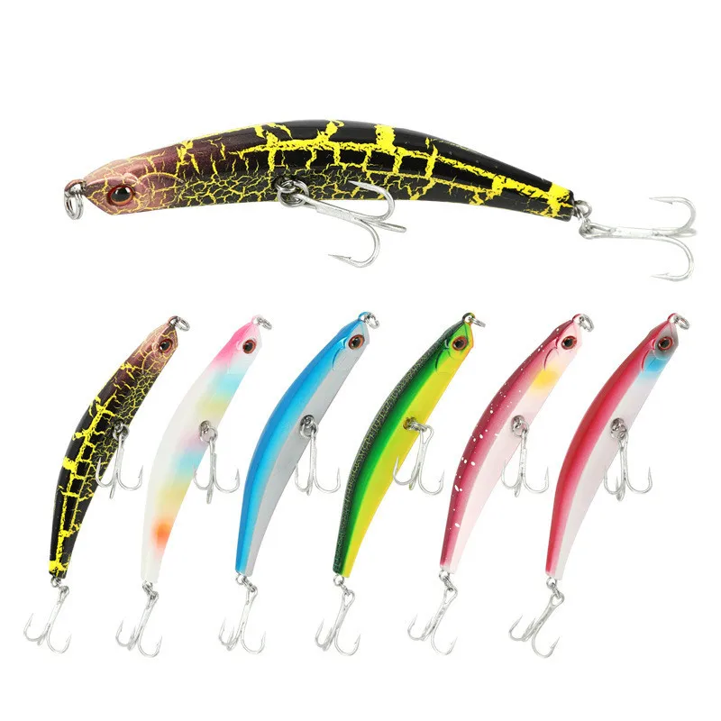 2019 New Artificial Hard Bait Fishing Lure 8.1g/8.5cm 3D Eyes Jerkbait Minnow For Bass Pike Perch Wobblers Crankbait Pesca
2019 New Artificial Hard Bait Fishing Lure 8.1g/8.5cm 3D Eyes Jerkbait Minnow For Bass Pike Perch Wobblers Crankbait Pesca