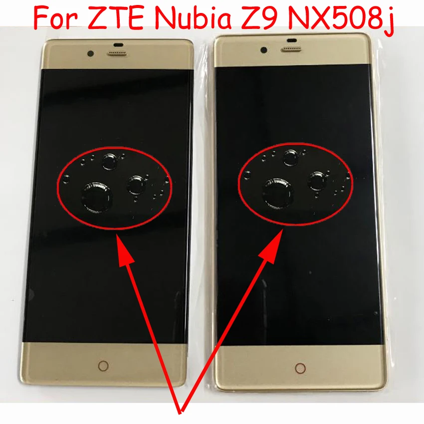 Original For ZTE Nubia Z9 Nx508J Nx508 LCD Screen Display +Touch Screen Digitizer Assembly + Frame Black Gold
Original For ZTE Nubia Z9 Nx508J Nx508 LCD Screen Display +Touch Screen Digitizer Assembly + Frame Black Gold