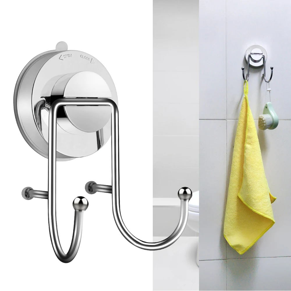 Stainless Steel Bathroom Towel Hook Rotary Suction Cup Hooks Vacuum Holder Superior Suction Wall Mounted Organizer Hanger
Stainless Steel Bathroom Towel Hook Rotary Suction Cup Hooks Vacuum Holder Superior Suction Wall Mounted Organizer Hanger