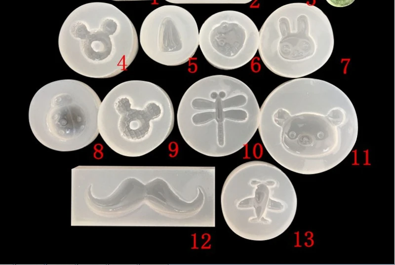 GLADZGT 1pcs Beard plane strawberry Liquid silicone mold DIY resin jewelry pendant necklace molds for | Украшения и аксессуары