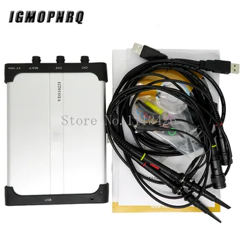 VDS1022/ Vds1022I Virtual PC USB Oscilloscope 100MSa/S 25M Dual-Channel Oscilloscopes with Probe Cable Tools Accessory
VDS1022/ Vds1022I Virtual PC USB Oscilloscope 100MSa/S 25M Dual-Channel Oscilloscopes with Probe Cable Tools Accessory
