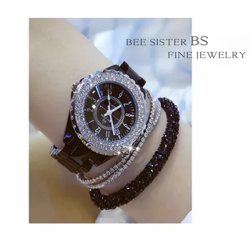 Women's Quartz Rhinestone Watch Disc Ceramic Strap Full Rhinestone Ladies Watch High-end Custom Chain Watch
Women's Quartz Rhinestone Watch Disc Ceramic Strap Full Rhinestone Ladies Watch High-end Custom Chain Watch