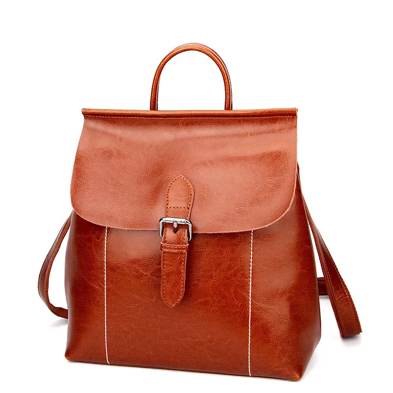 Genuine Leather Women Backpacks Mochila Chica Cow Leather Casual School Backpack For Teenagers Laptop Book Backpacks sac a dos
Genuine Leather Women Backpacks Mochila Chica Cow Leather Casual School Backpack For Teenagers Laptop Book Backpacks sac a dos