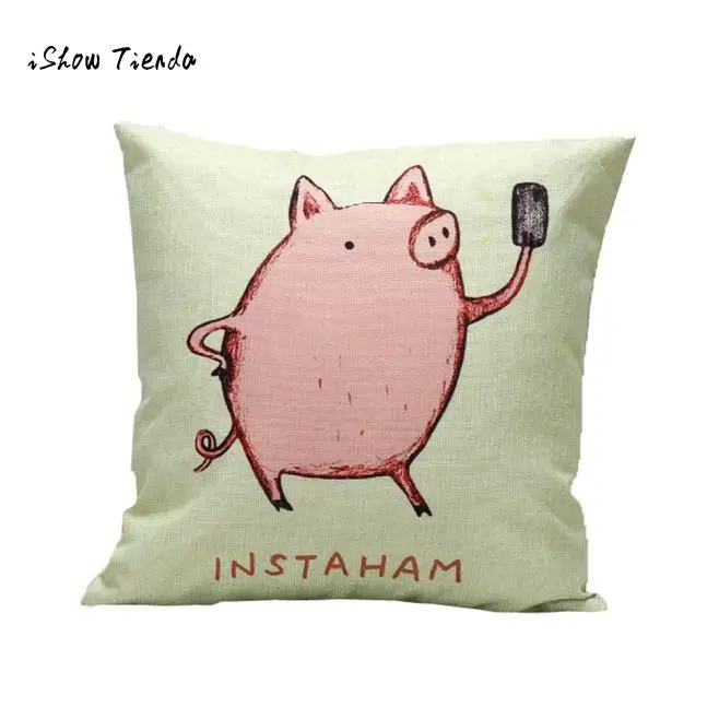 ISHOWTIENDA New 1pc 44cm*44cm Sweet Pink Pig Cute Pillow Case Sofa Bed Home Decor Cushion Cover For kids Warmly Sense New
ISHOWTIENDA New 1pc 44cm*44cm Sweet Pink Pig Cute Pillow Case Sofa Bed Home Decor Cushion Cover For kids Warmly Sense New
