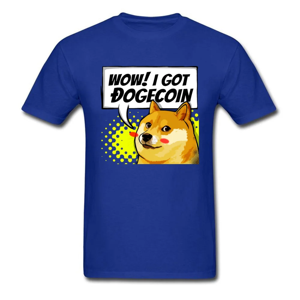 I Got Dogecoin Doge Meme_blue