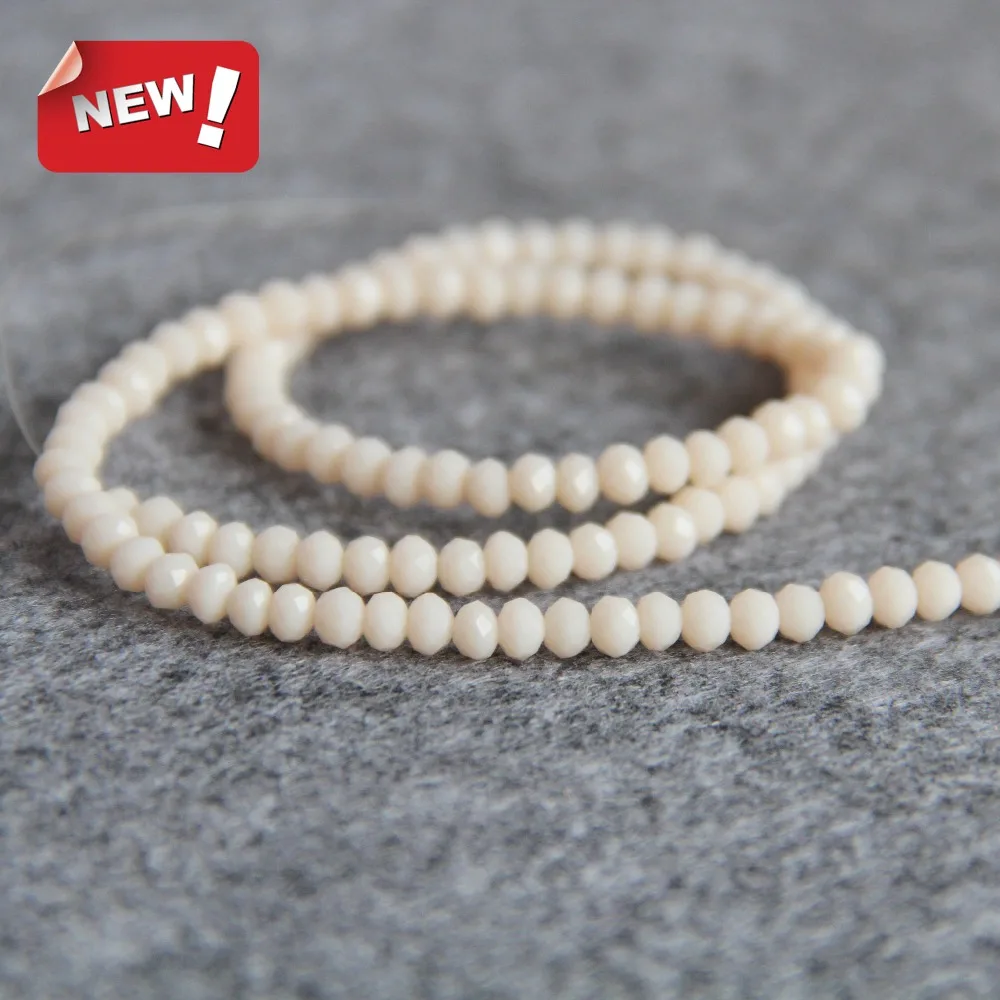 Necklace Crafts Bracelet 3x4mm Faceted White Semi Finished Stones Balls Gifts Glass Crystal Loose Beads Loose DIY Jewelry Making
Necklace Crafts Bracelet 3x4mm Faceted White Semi Finished Stones Balls Gifts Glass Crystal Loose Beads Loose DIY Jewelry Making