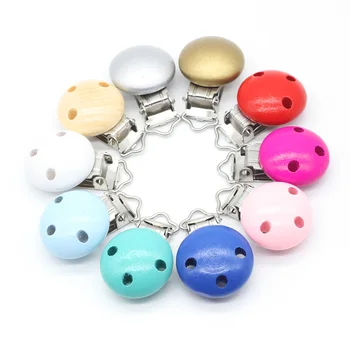 10 Color 5pcs/lot Metal Wooden Baby Children Pacifier Holder Clip Infant Cute Round Nipple Clasps For Baby Product
10 Color 5pcs/lot Metal Wooden Baby Children Pacifier Holder Clip Infant Cute Round Nipple Clasps For Baby Product