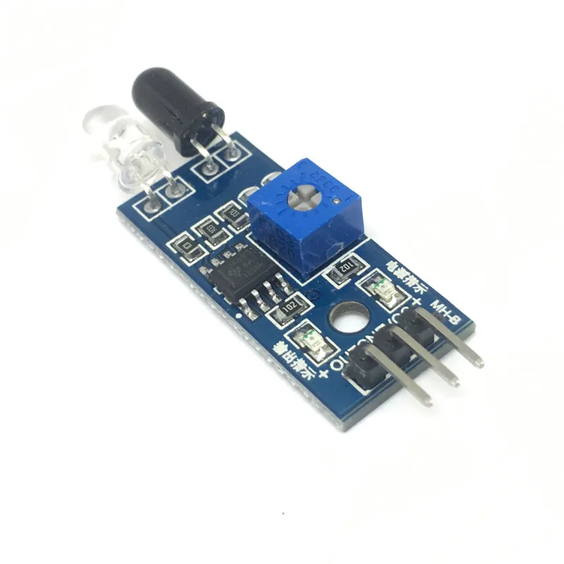 5PCS Infrared barrier Module car obstacle avoidance obstacle avoidance sensors Black Line Identification adjustable distance
5PCS Infrared barrier Module car obstacle avoidance obstacle avoidance sensors Black Line Identification adjustable distance