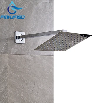 Wall Mounted Bathroom Accessories Brass Shower Arm 8" Ultra Thin Stainless Steel Square Shower Head Shower Hose for Choose
Wall Mounted Bathroom Accessories Brass Shower Arm 8" Ultra Thin Stainless Steel Square Shower Head Shower Hose for Choose
