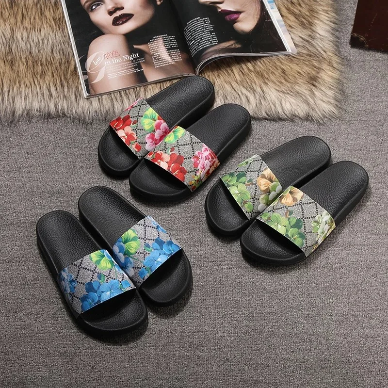 Chuezy Genuine Leather Women's Slippers Women's Soft Brand Slide Sandals Floral Printing Leather Rubber Flip-flops Slippers35-42
Chuezy Genuine Leather Women's Slippers Women's Soft Brand Slide Sandals Floral Printing Leather Rubber Flip-flops Slippers35-42
