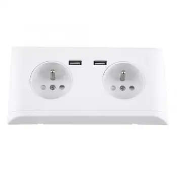 Multi-Functional EU Plug Wall Power Outlet Socket With Dual USB Port For Phone Charging 250V 16A Wall Socket
Multi-Functional EU Plug Wall Power Outlet Socket With Dual USB Port For Phone Charging 250V 16A Wall Socket