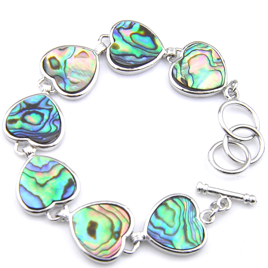 Luckyshine NEW Promotion Natural Abalone Shell Silver Plated Copper Chain Bracelets Russia USA For Women Bracelets Bangles
Luckyshine NEW Promotion Natural Abalone Shell Silver Plated Copper Chain Bracelets Russia USA For Women Bracelets Bangles
