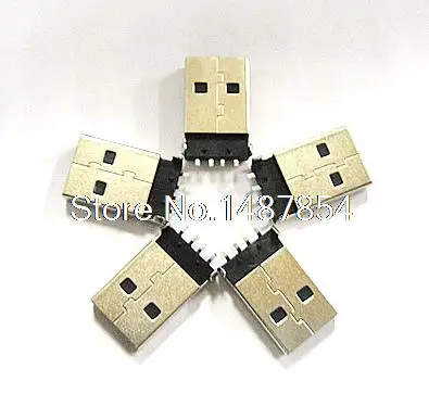 

USB PCB Connector Plug 180 degree SMT SMD Male USB Connectors