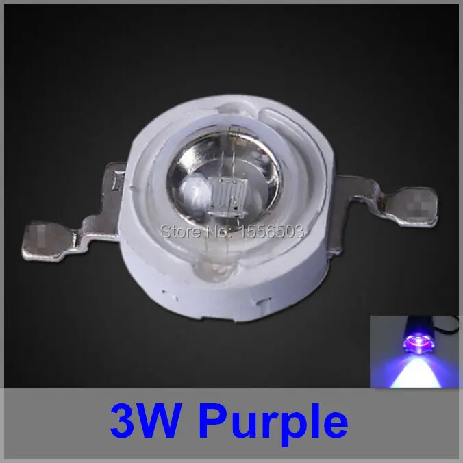 50 Pcs/lot LED Chip Beads 3W Purple High Power LEDs Balls Purple Violet Light Source LED Lamp Emitting Diode (Not UV type)
50 Pcs/lot LED Chip Beads 3W Purple High Power LEDs Balls Purple Violet Light Source LED Lamp Emitting Diode (Not UV type)
