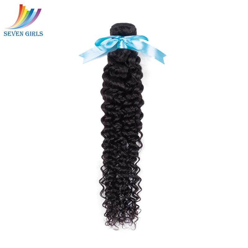 Sevengirls Deep Curly Natural Color Remy Human Hair 1 Bundle Peruvian 10-30inch Hair Weaving No Tangle No Shedding Free Shipping
Sevengirls Deep Curly Natural Color Remy Human Hair 1 Bundle Peruvian 10-30inch Hair Weaving No Tangle No Shedding Free Shipping