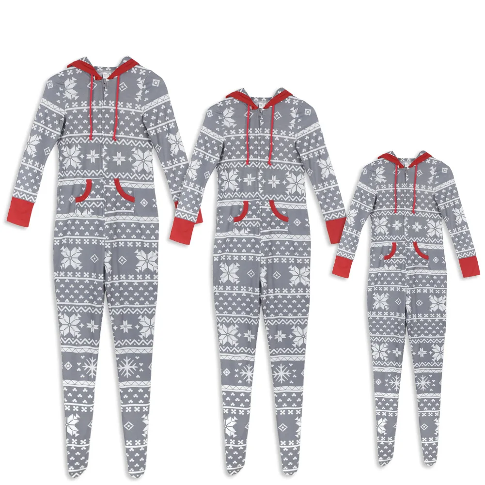 mom and son matching christmas onesies